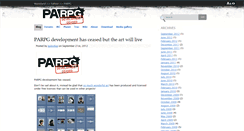 Desktop Screenshot of blog.parpg.net