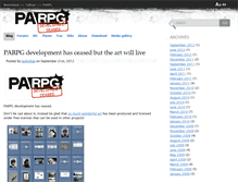 Tablet Screenshot of blog.parpg.net